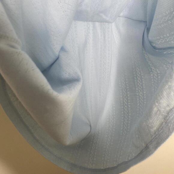 PINK K Kmart Blue Lightweight Knit Mini Pajama Dress Size Medium - Picture 8 of 12